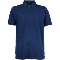 TEE JAYS Men's Luxury Stretch Short Sleeve Polo Shirt in Indigo | Size: 3XL