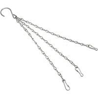 Marco Paul Hanging Basket Chain 3 Way in Silver | Size: 1 Pack