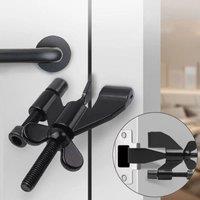 SPETLEK Black Door Lock Anti-theft Door Stopper Portable Security Lock | Size: 1000mm x 400mm