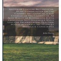 John Davies Antiquae linguae britannicae, nunc communiter dictae