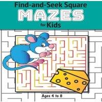 Ashley Lee Find-and-Seek Square Mazes for Kids: (Ages 4-8) Maze Activity