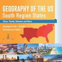 Baby Professor Geography of the US - South Region States (Texas, Florida in Orange