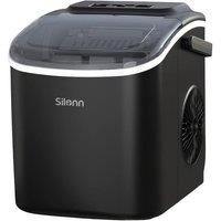 Silonn Countertop Ice Cube Maker with Self-Cleaning Function - Black