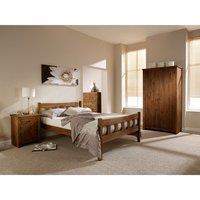 Lemon Pavilion Furniture Havana 4.6 Double Bed - Pine - L200.8 x W144.8 x H96 cm in Brown