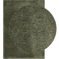 Berkfield Home Rug HUARTE Short Pile Soft & Washable Forest Green 140x200 cm | Size: Medium