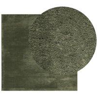 Berkfield Home Rug HUARTE Short Pile Soft & Washable Forest Green 120x120 cm | Size: Medium