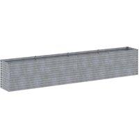 Berkfield Home Garden Raised Bed 385x50x69 cm Corten Steel in Brown | Size: 385 x 50 x 69 cm