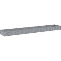 Berkfield Home Garden Raised Bed 579x100x36 cm Corten Steel in Brown | Size: 579 x 100 x 36 cm