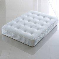 Stratus Interiors Cashmere Luxury Hybrid Spring & Foam Mattress - Medium Firm in White | Size: King