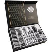 Havendro 30X Cutlery Dinner Set Stainless Steel Tableware in Silver