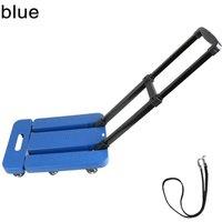 KORVIXA Blue 270KG Folding Hand Truck Luggage Dolly Trolley | Size: 1000mm 2000mm