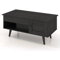 VOGREX Black Lift Top Coffee Table Storage Space