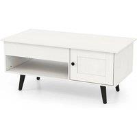VOGREX White Lift Top Coffee Table Built In Storage