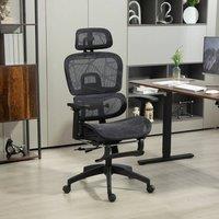 KORVIXA Black Executive Office Chair with Lumbar Support | Size: 100 cm