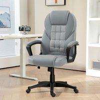 KORVIXA Grey High Back Executive Office Chair | Size: 100 cm