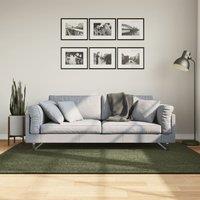 Berkfield Home Rug HUARTE Short Pile Soft & Washable Forest Green 140x200 cm | Size: Medium