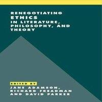 Cambridge University Press Renegotiating Ethics in Literature, Philosophy, & Theory