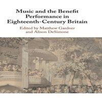 Cambridge University Press Music & the Benefit Performance in Eighteenth-Century Britain