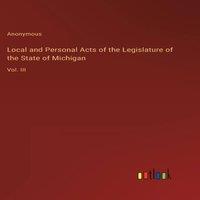 Anonymous Local & Personal Acts of the Legislature of the State of