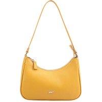 Paul Costelloe Delphine Leather Shoulder Bag in Yellow