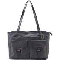 Lloyd Baker Violetta Leather Shoulder Bag in Black