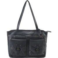 Lloyd Baker Violetta Leather Shoulder Bag in Dark Green