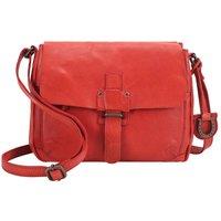Lloyd Baker Georgia Leather Messenger-style Crossbody Bag in Red