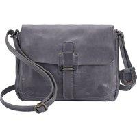 Lloyd Baker Georgia Leather Messenger-style Crossbody Bag in Dark Grey