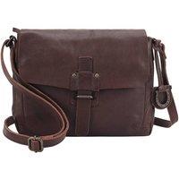 Lloyd Baker Georgia Leather Messenger-style Crossbody Bag in Chocolate