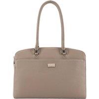 Paul Costelloe Marina Leather Shoulder Bag in Taupe