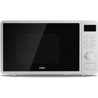 Cello 800W 20L Digital Microwave, 270mm Turntable, White