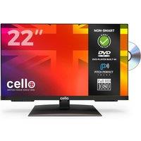Cello 22-inch Full HD LED TV with built-in DVD player & Freeview T2 HD in Black