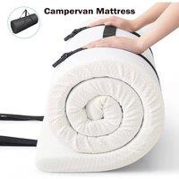 NESTLUNE 112*185*5CM Mattress Topper Memory Foam + Storage Bag Set in White | Size: Cot