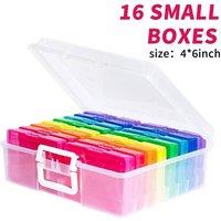 FLAVORA 46 - Multicoloured Picture Album Organizer Photo Storage Box | Size: 600mm