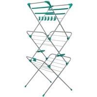 SPETLEK 3 tier indoor clothes Airer in Silver | Size: 0.6m2