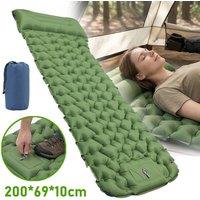 SPETLEK Sleeping Mat Camping Mat Mattress Self Inflating Ergonomic Inflatable in Green