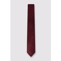 Antique Rogue Men's Textured Tie in Dark Red