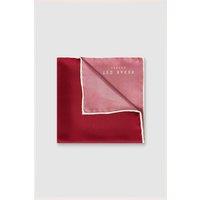 Ted Baker Men's Plain Pocket Square in Dark Red