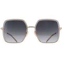 Hugo Boss Women's Square Grey Gold Dark Grey Gradient BOSS 1783/S