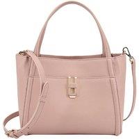 Paul Costelloe Women's Madeline Leather Multiway Grab Bag in Dusty Pink