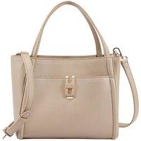 Paul Costelloe Women's Madeline Leather Multiway Grab Bag in Light Beige