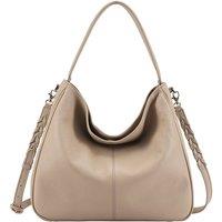 Paul Costelloe Women's Scarlet Leather Multi Way Bag in Light Beige
