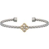 Silver Editions Twisted Serenity Bangle in Silver | Size: 6