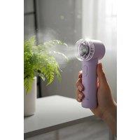 CASA MIA Mini Portable Turbine Fan - Adjustable Speed & Rechargeable in Purple