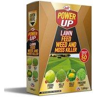 Doff Powerup Lawn Feed/Weed/Moss Killer 1.6Kg in Green