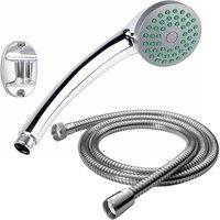 Marco Paul Universal Shower Head Chrome with Hose & Fittings in Silver