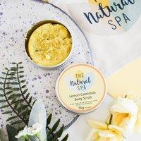 Natural Spa Cosmetics Lemon Calendula Body Scrub in All | Size: 75g