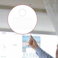 SPETLEK Plastic Roman Blind Curtain Rings 1PCS SAMPLE in Clear