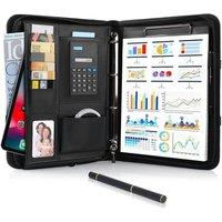 SPETLEK A4 Zipped Conference Folder in Black