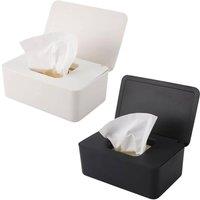 SPETLEK Wet Wipes Dispenser Box 1pcs White+1pcs Black